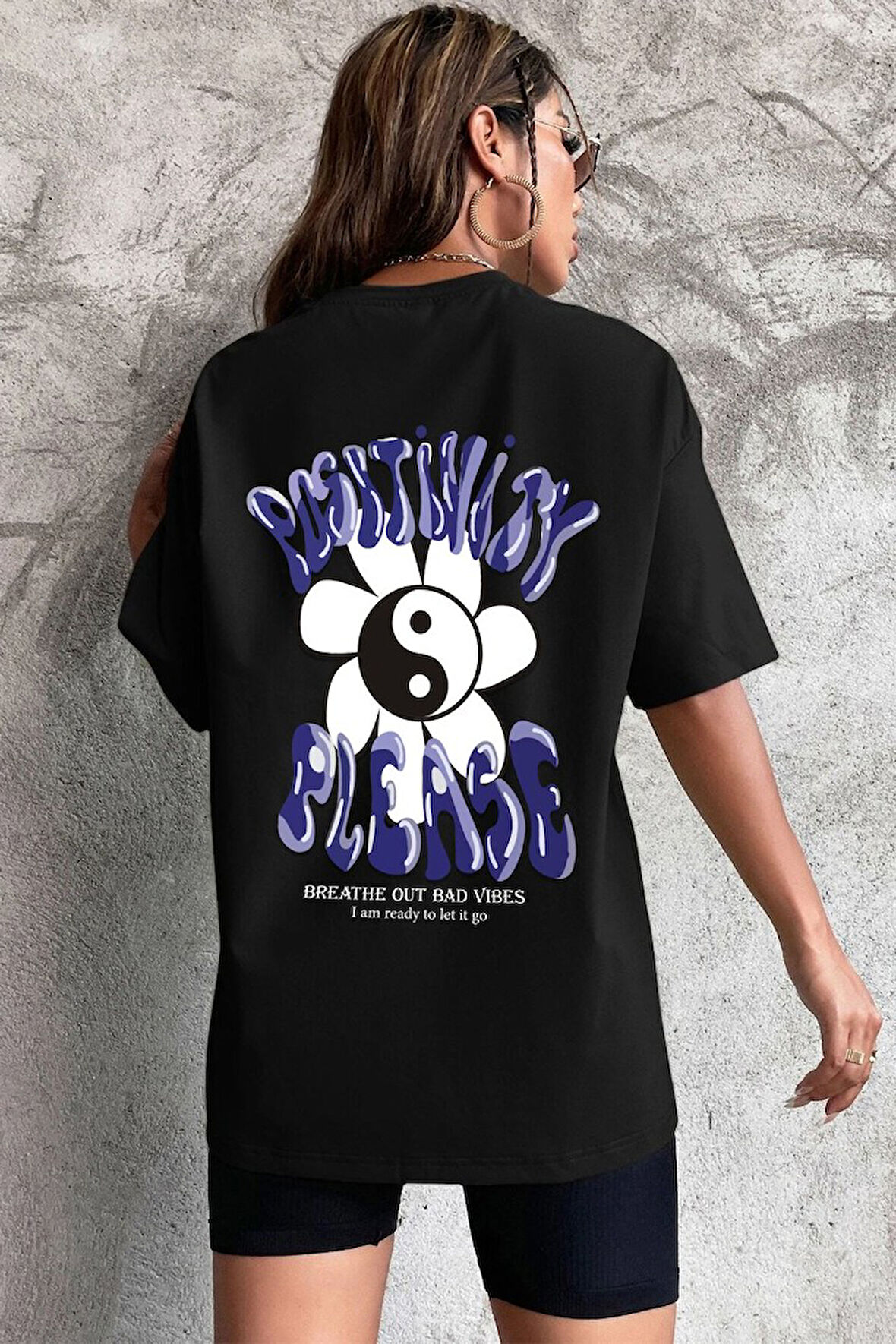 Uyguntarz Unisex Positivity Tasarım Tshirt