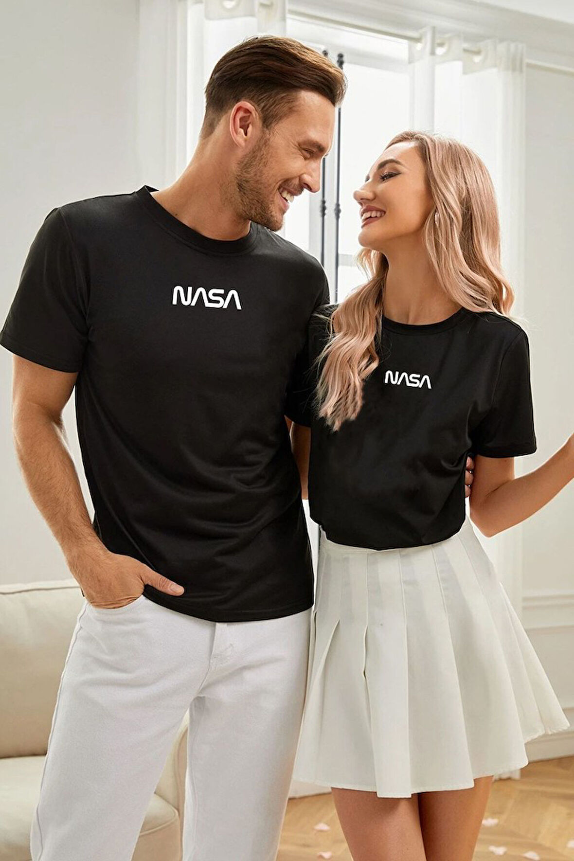 Uyguntarz Unisex Nasa Baskılı T-shirt