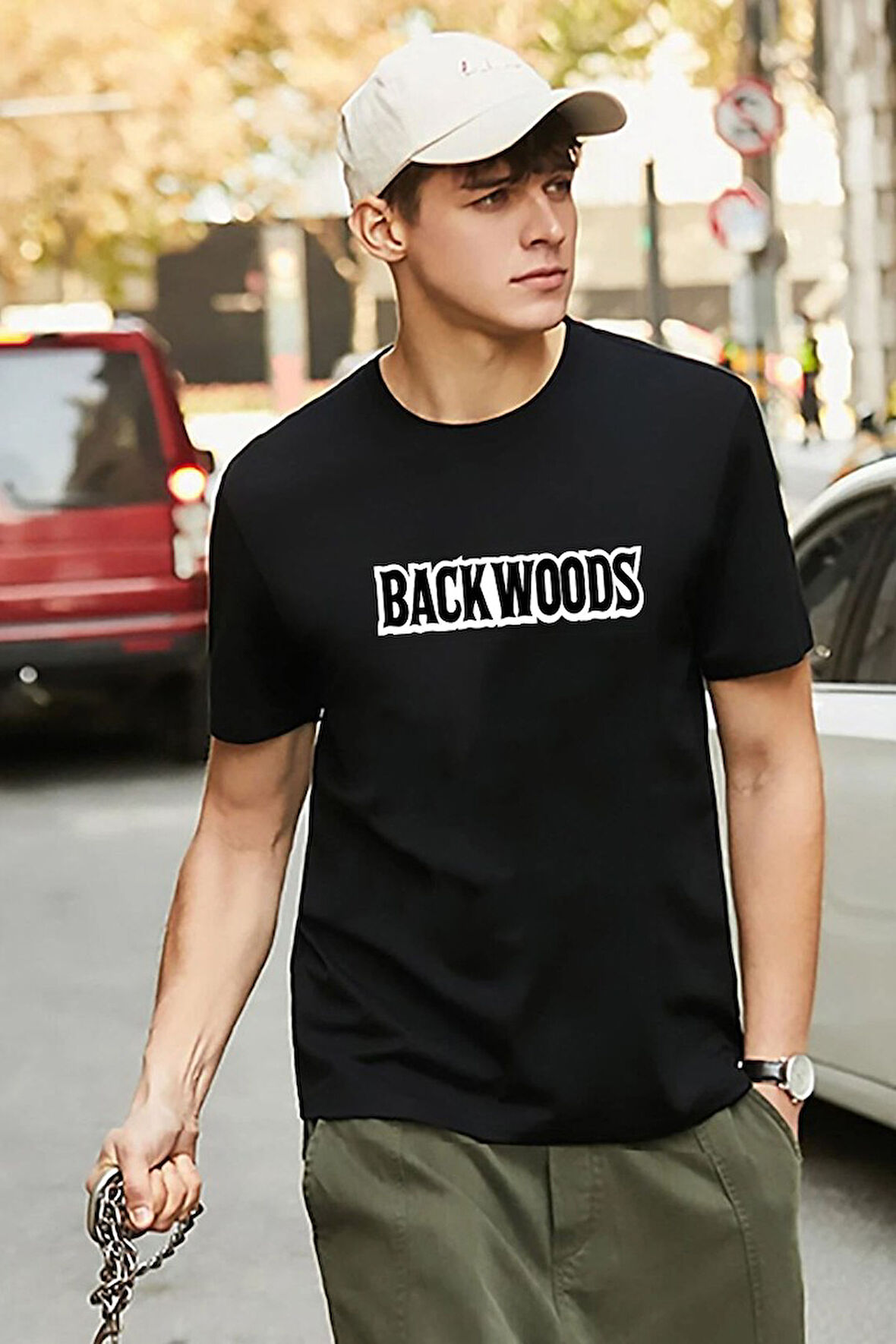 Uyguntarz Unisex Backwoods Baskılı T-shirt