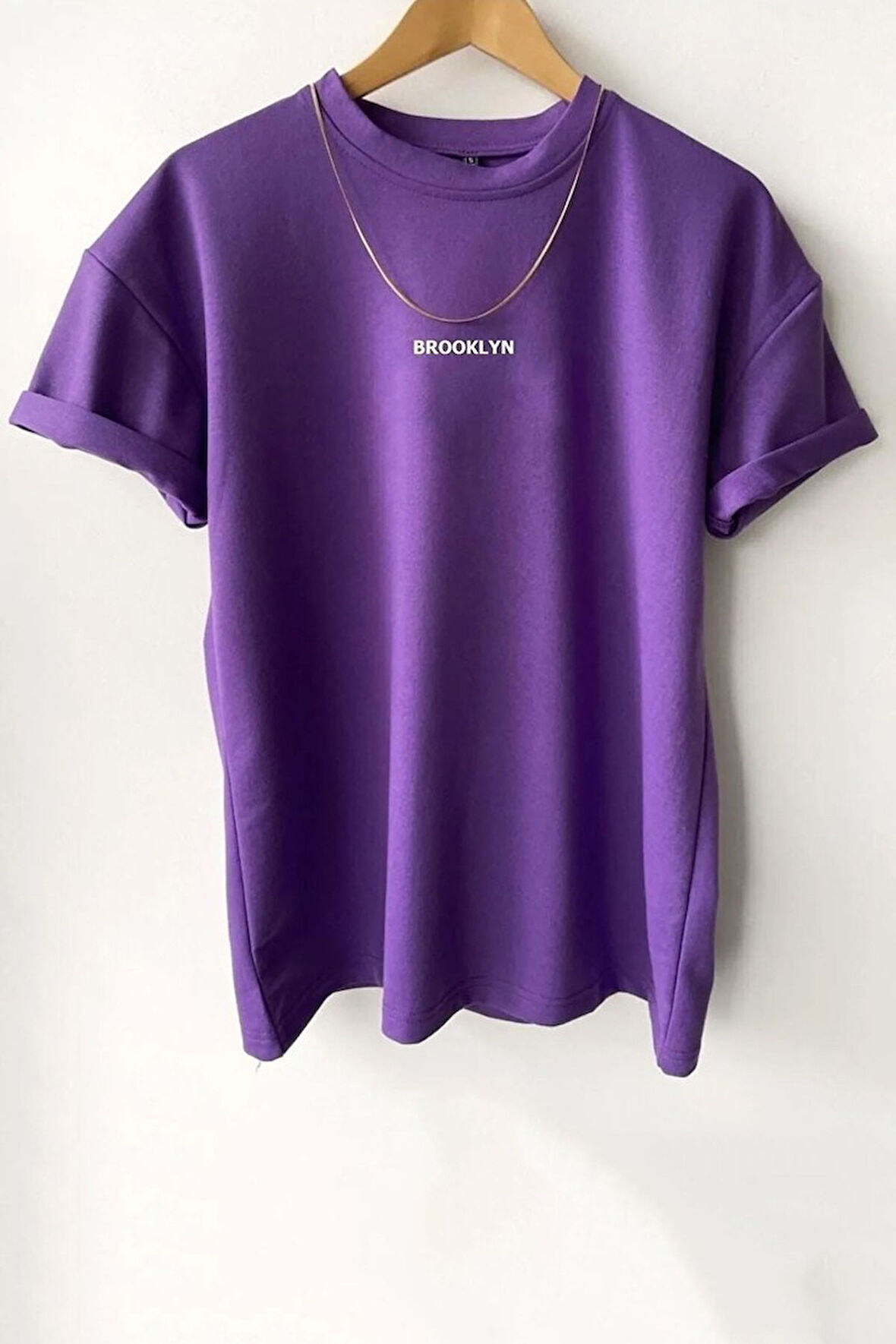 Uyguntarz Unisex Brooklyn Baskılı T-shirt