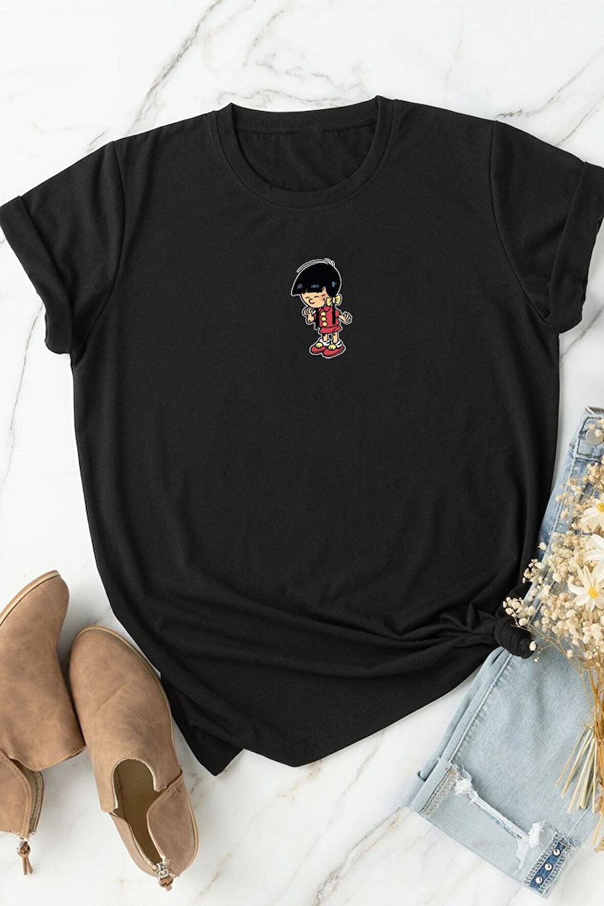 Uyguntarz Unisex Chen Üzümlü Kekim Baskılı T-shirt