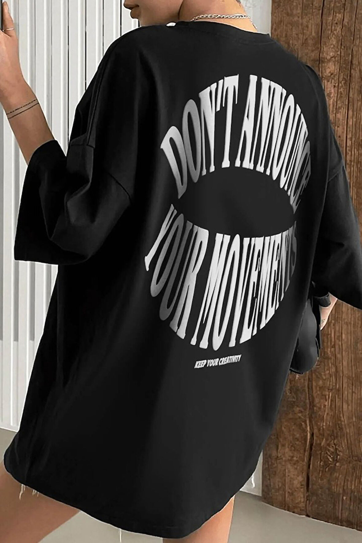 Uyguntarz Unisex Dont Baskılı T-shirt