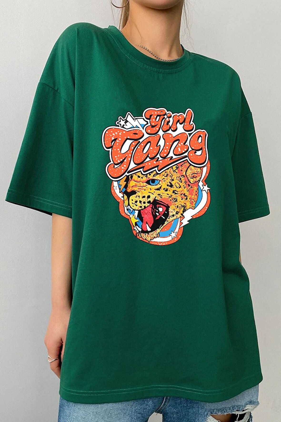 Uyguntarz Unisex Girl Gang Baskılı T-shirt