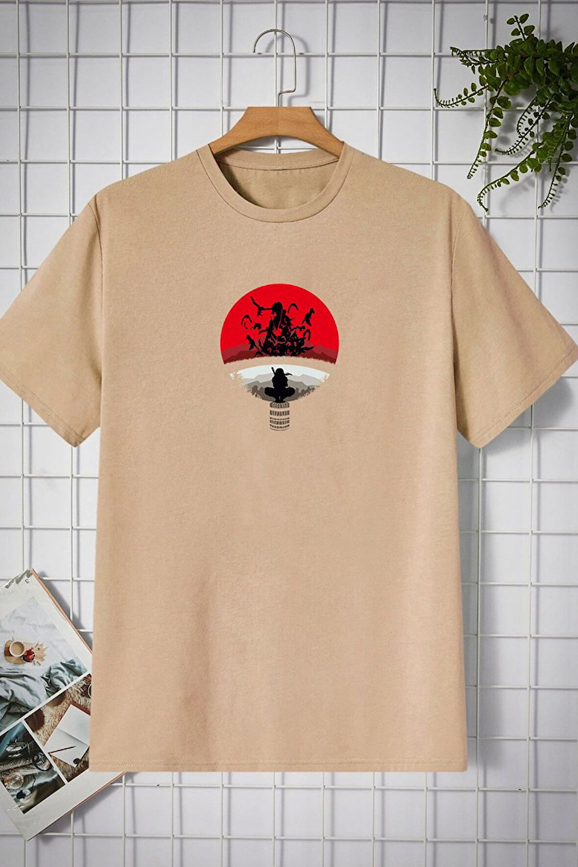 Uyguntarz Unisex Itachi Uchiha Baskılı T-shirt