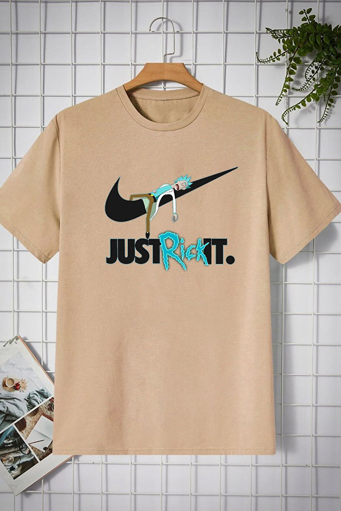 Uyguntarz Unisex Just Baskılı T-shirt