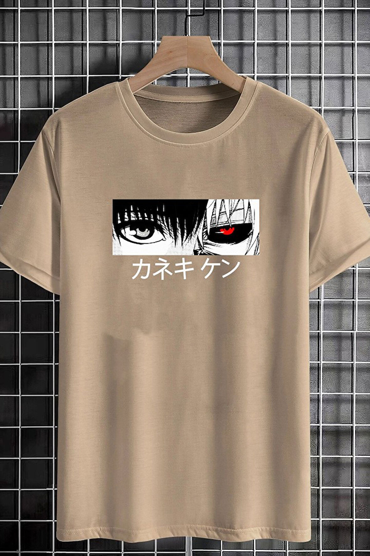 Unisex Ken Kaneki Baskılı T-shirt