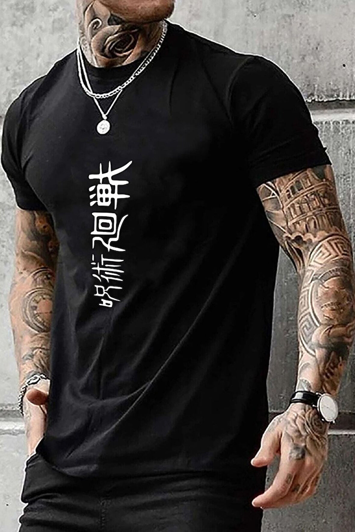 Uyguntarz Unisex Jujutsu kaisen Baskılı T-shirt