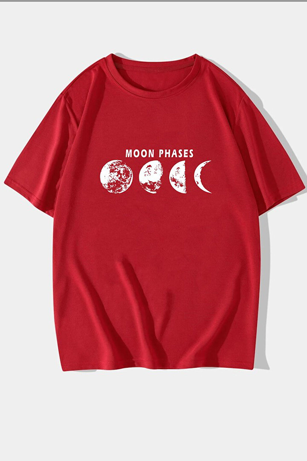 Uyguntarz Unisex Moon Phases Baskılı T-shirt