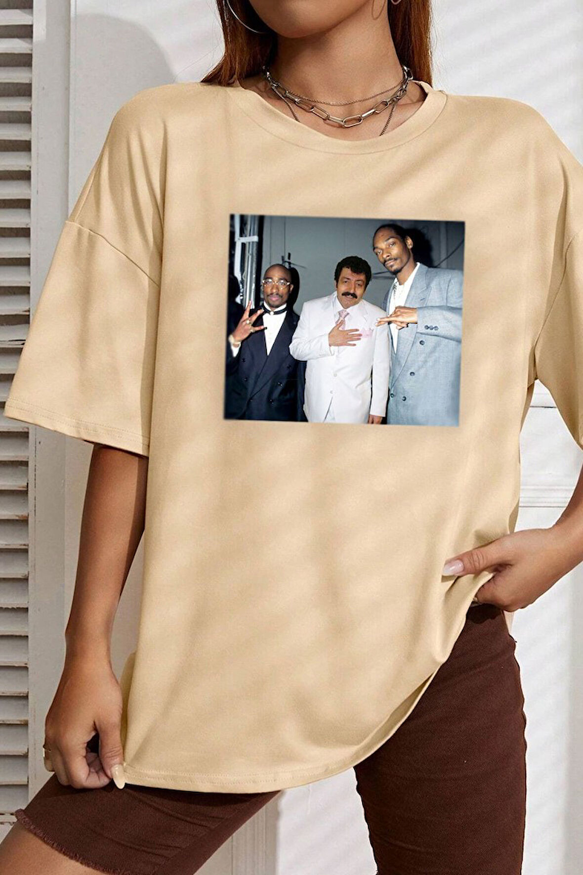 Uyguntarz Unisex Müslüm Baba Baskılı T-shirt