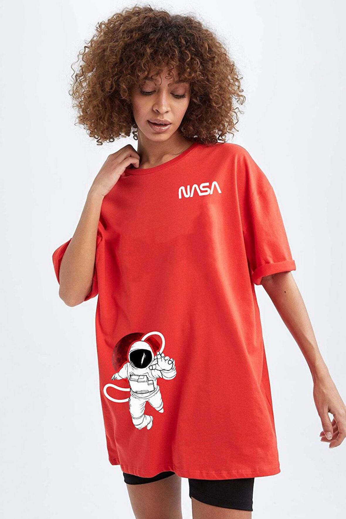 Uyguntarz Unisex Nasa Baskılı T-shirt
