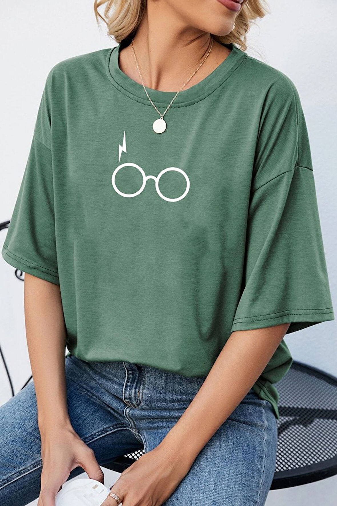 Uyguntarz Unisex Potter Baskılı T-shirt