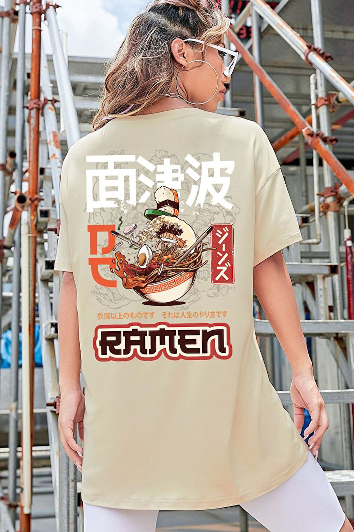 Uyguntarz Unisex Ramen Baskılı T-shirt
