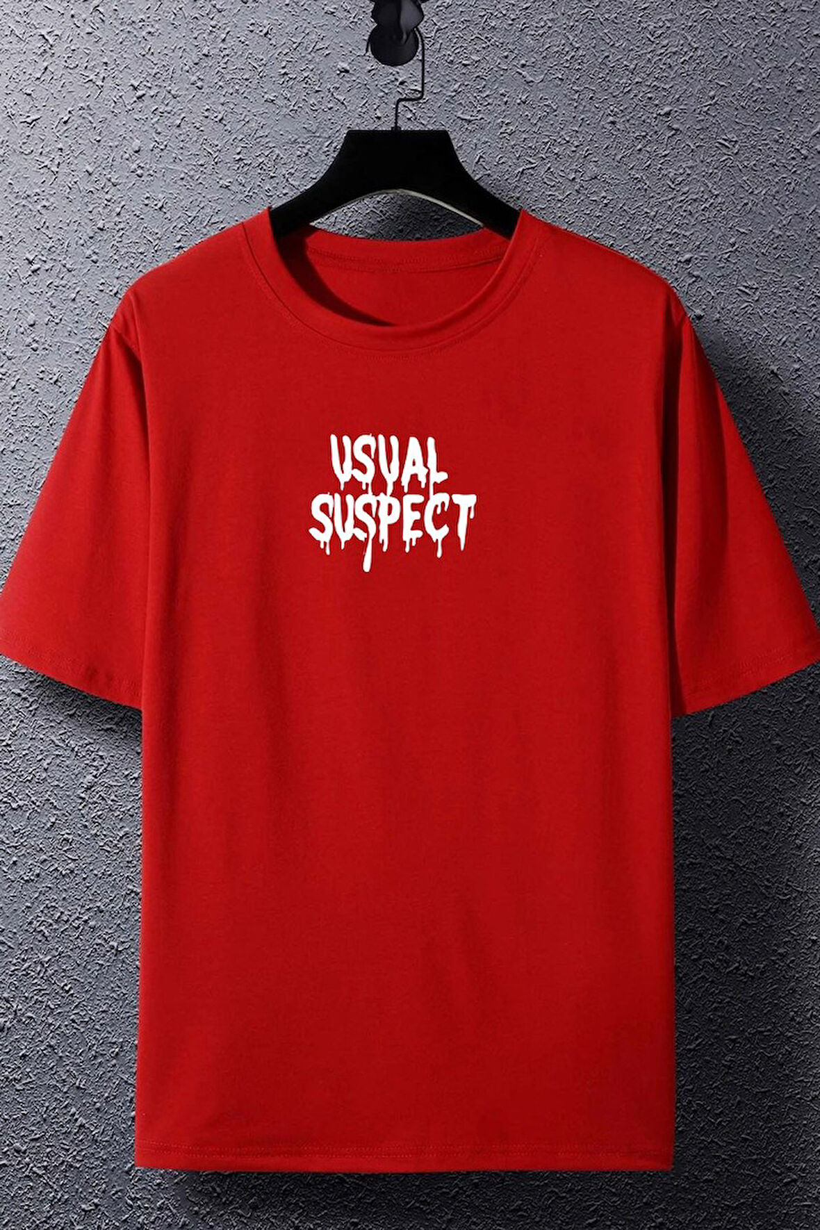 Uyguntarz Unisex Usual Suspect Baskılı T-shirt