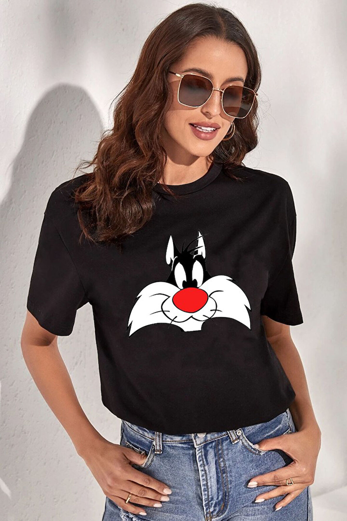 Uyguntarz Unisex Sylvester Baskılı T-shirt