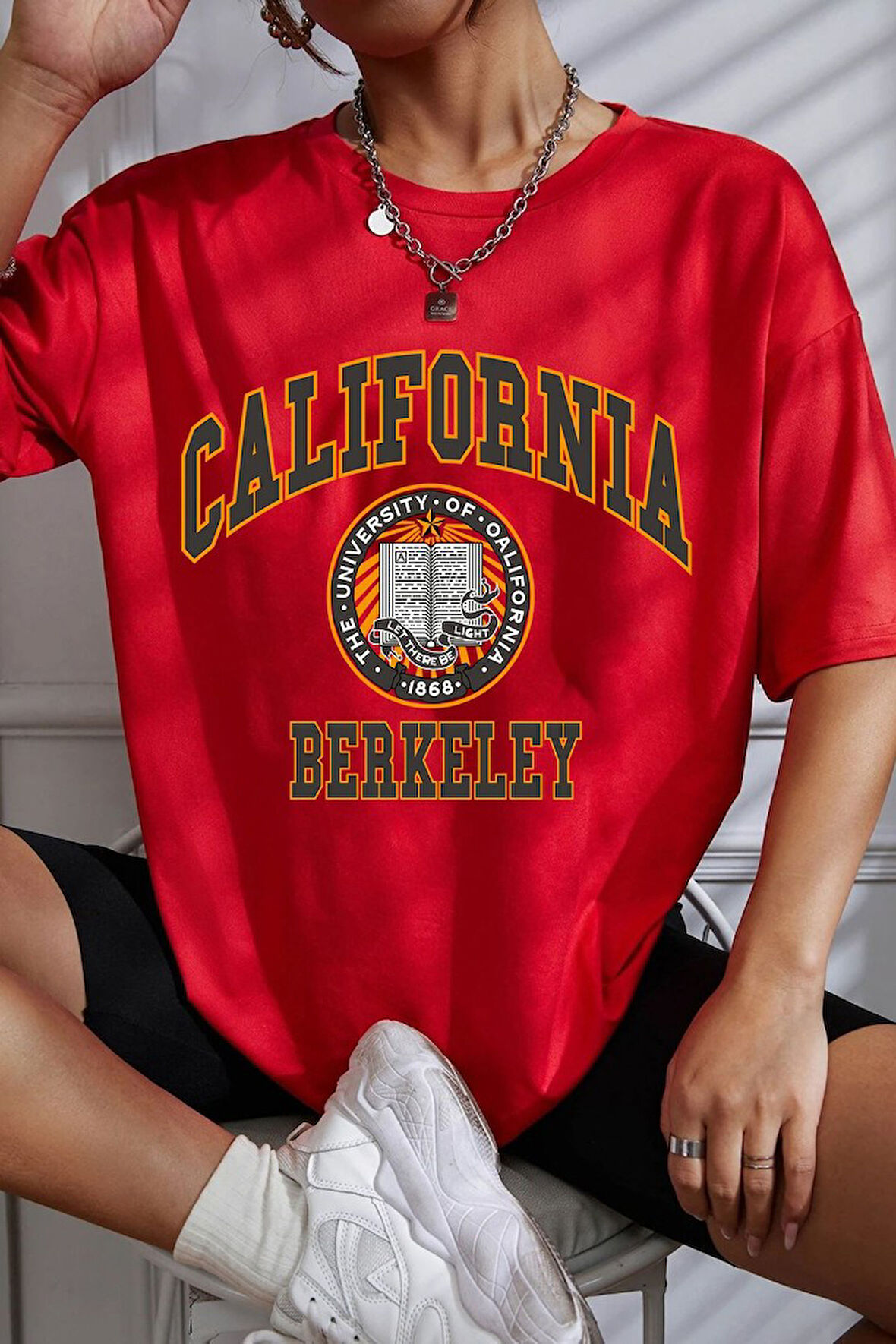 Uyguntarz Unisex California Baskılı T-shirt