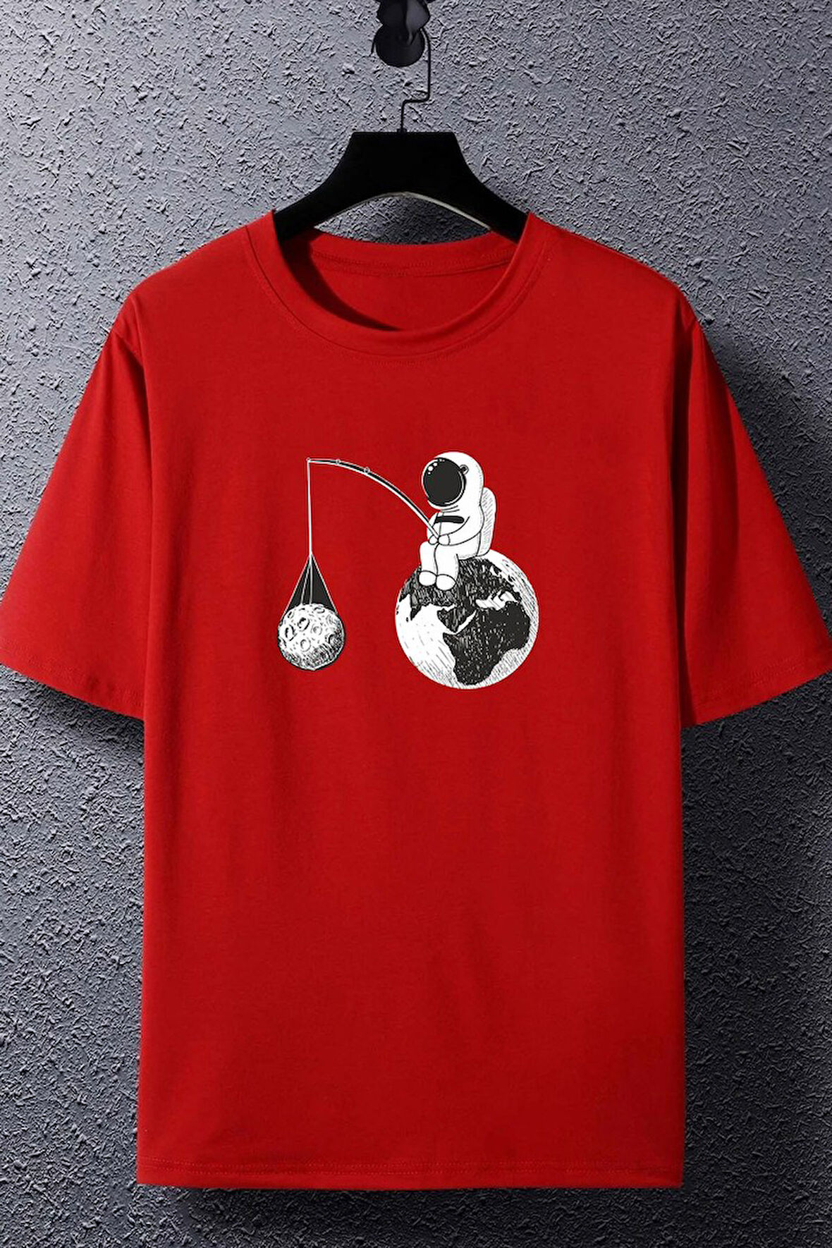 Uyguntarz Unisex Uzay Baskılı T-shirt