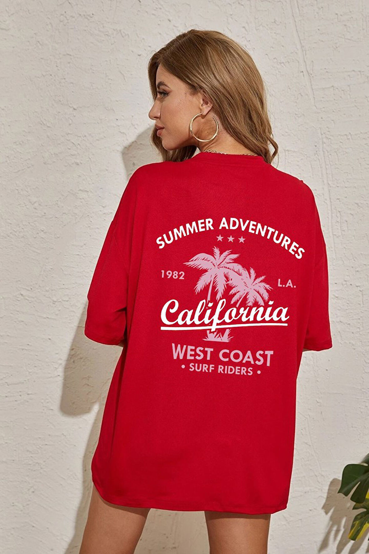 Uyguntarz Unisex California Baskılı T-shirt