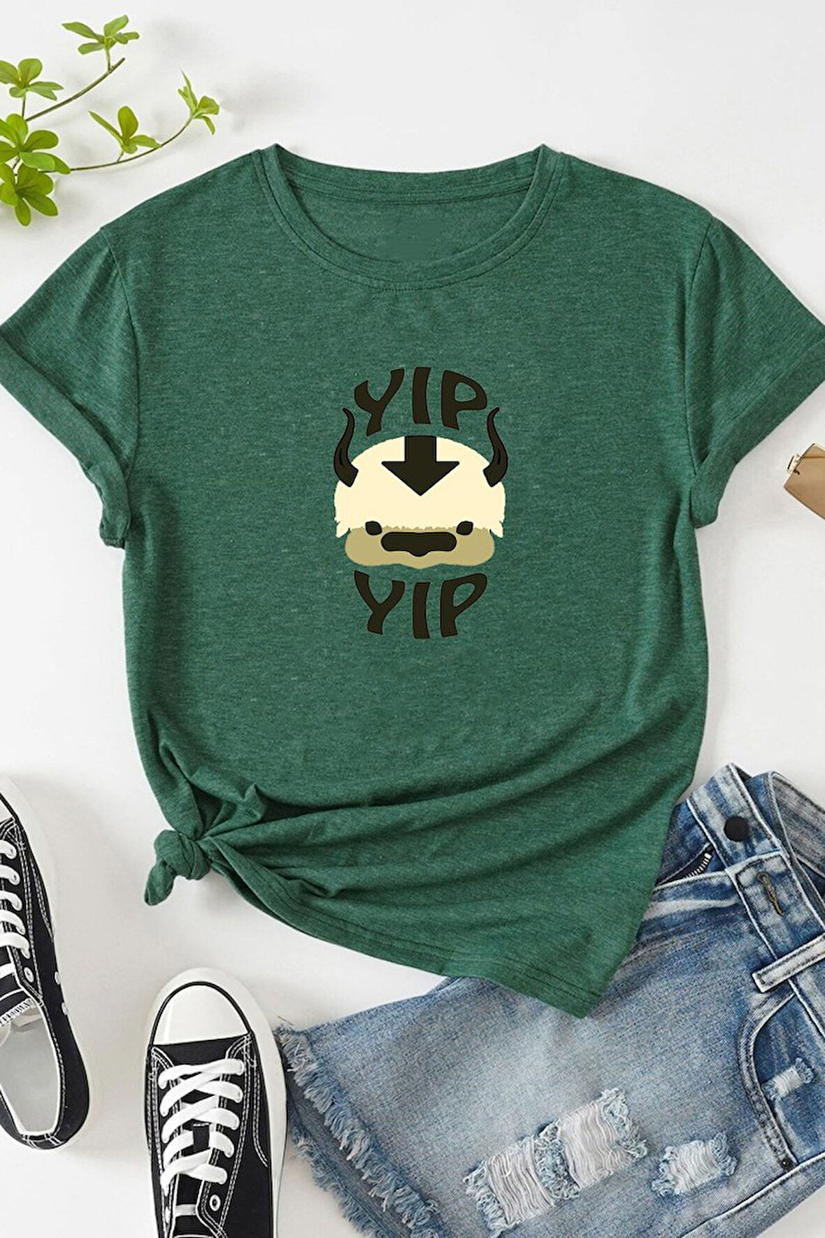 Uyguntarz Unisex Avatar Appa Baskılı T-shirt