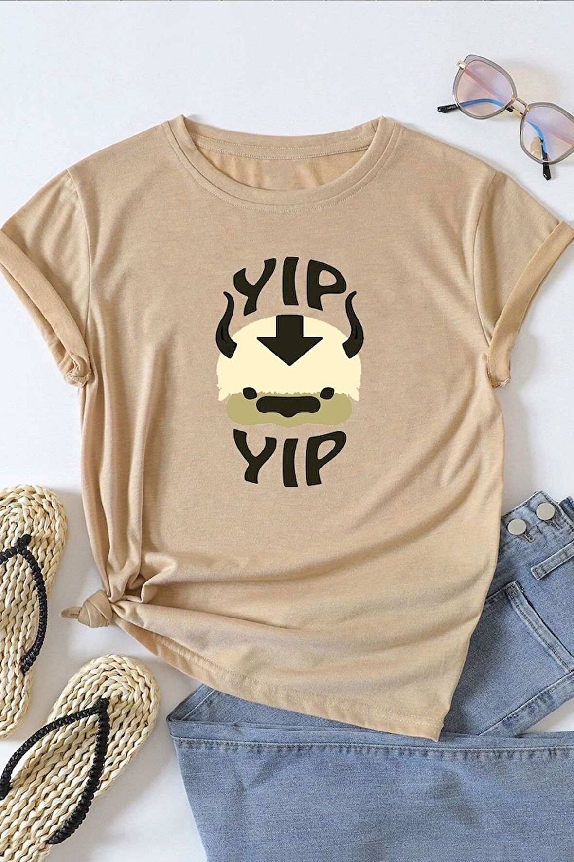 Uyguntarz Unisex Avatar Appa Baskılı T-shirt