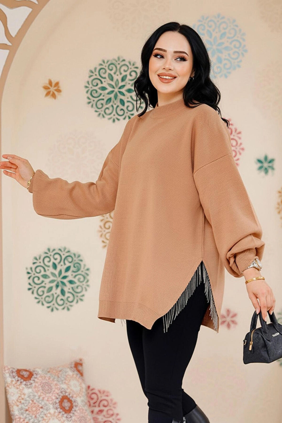 Zincir Detaylı Bisküvi  Kazak  17202BS