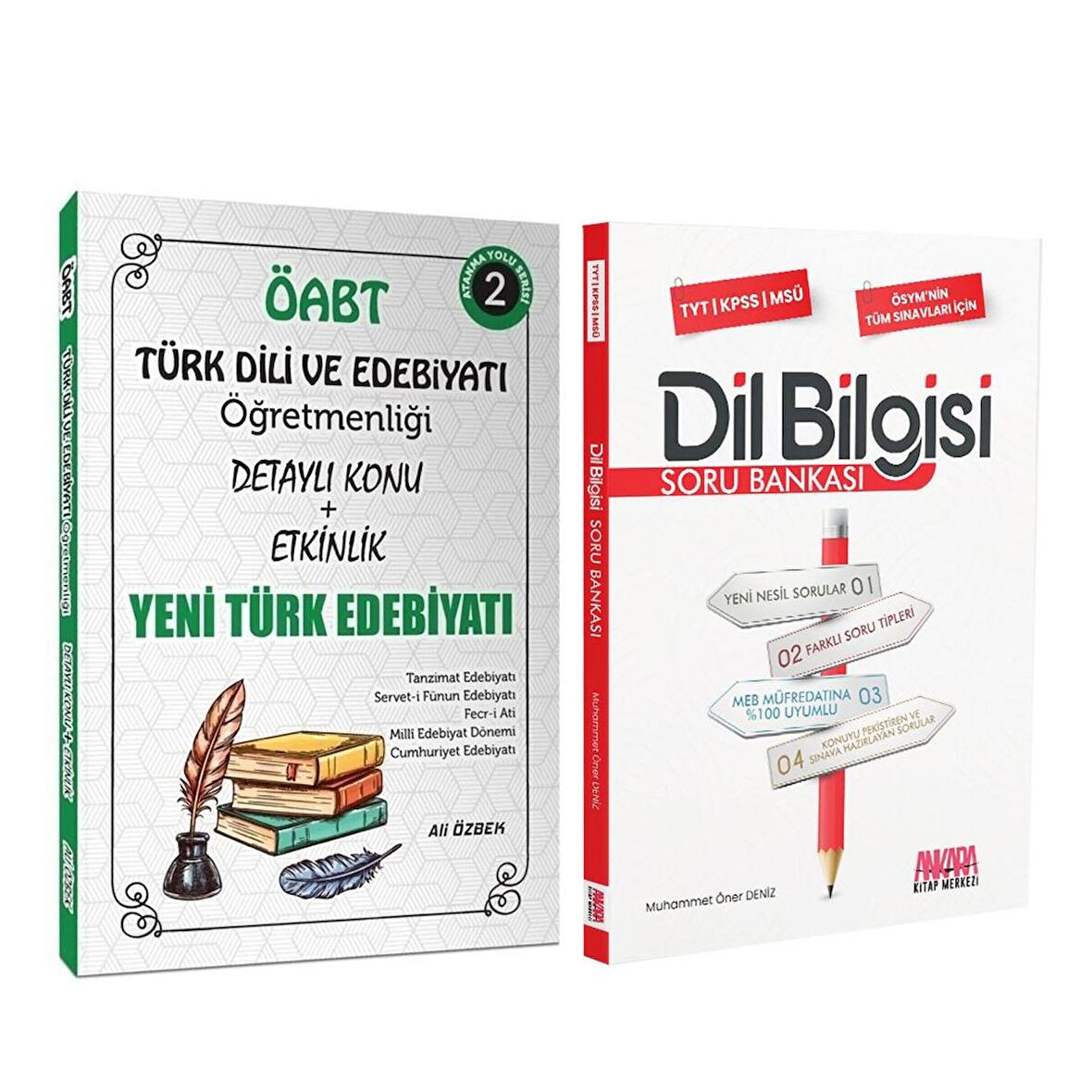 Ali Özbek Öabt Türk Dili Ve Edebiyatı Yeni Türk Edebiyatı Konu Anlatımlı 2. Kitap ve AKM Dil Bilgi Soru Bankası Seti 2 Kitap