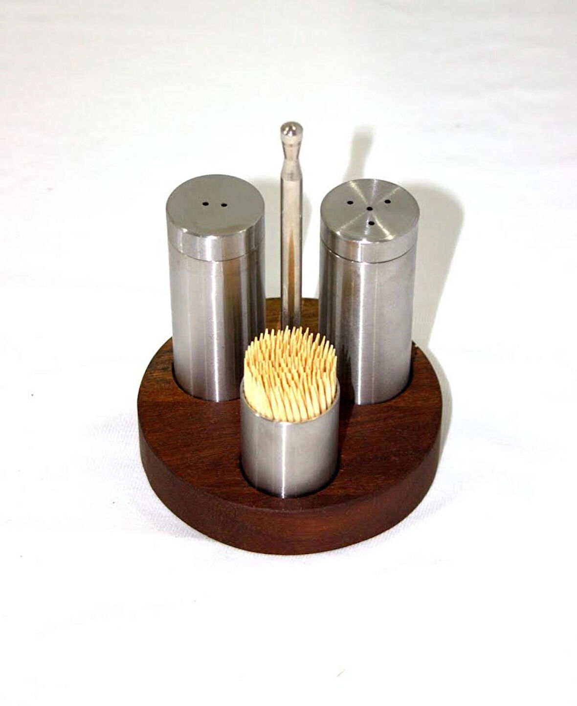 TUZLUK SETİ YUVARLAK 304 KALİTE PASLANMAZ ÇELİK