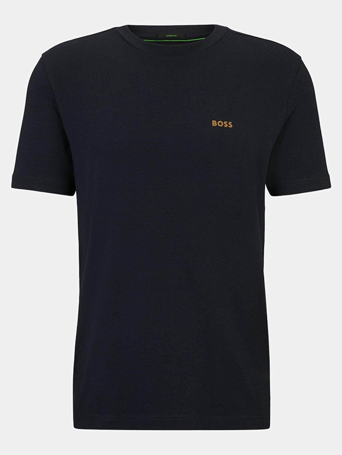 Boss Bisiklet Yaka Pamuk T-Shirt