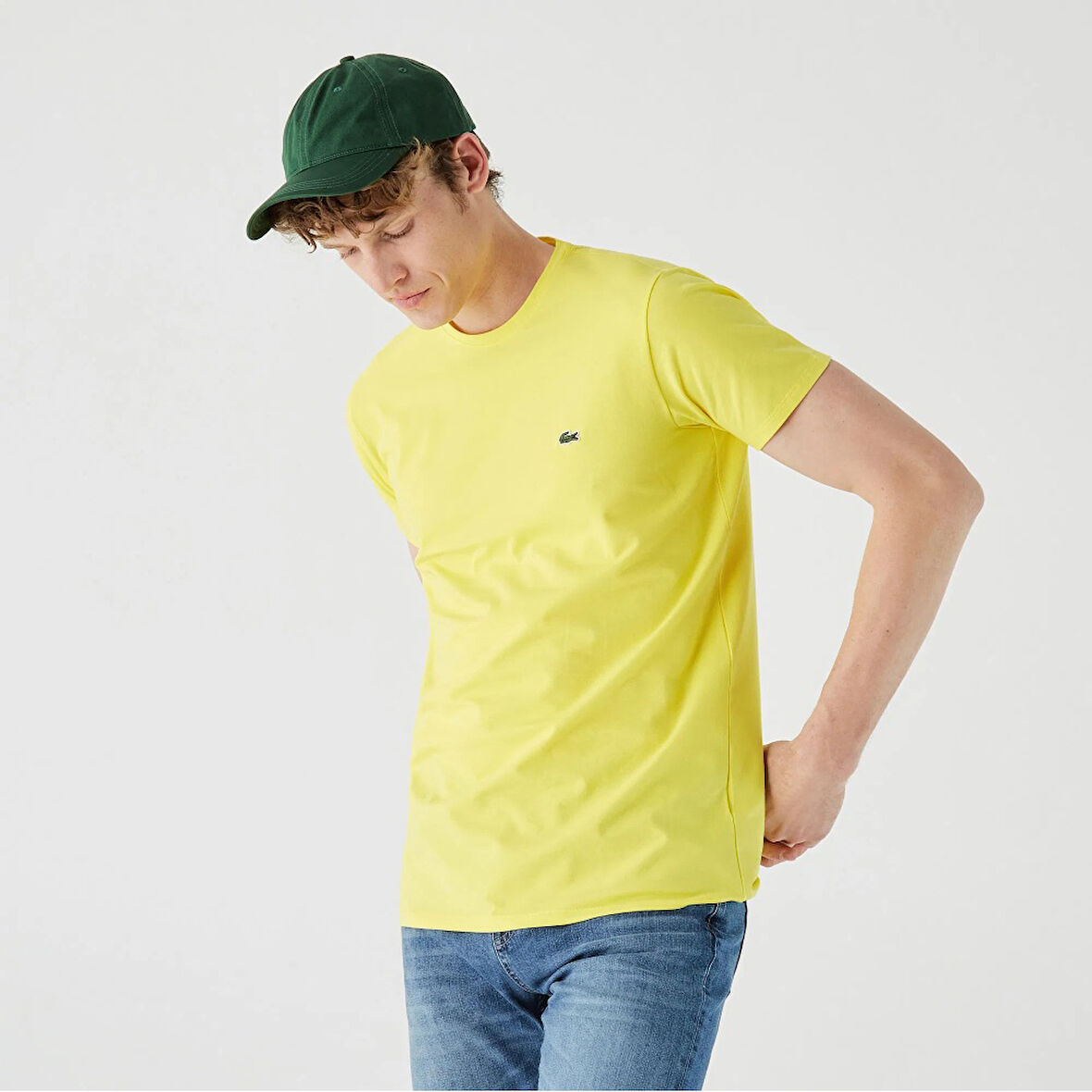 Lacoste Bisiklet Yaka Pamuk T-Shirt
