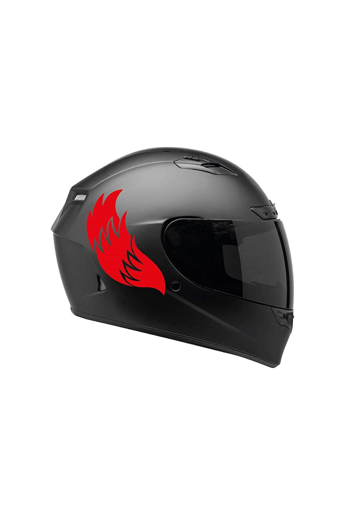 Tek Renk Kanat ( Wing Helmet Stickers ) Kask Sticker Etiket Modeli 3
