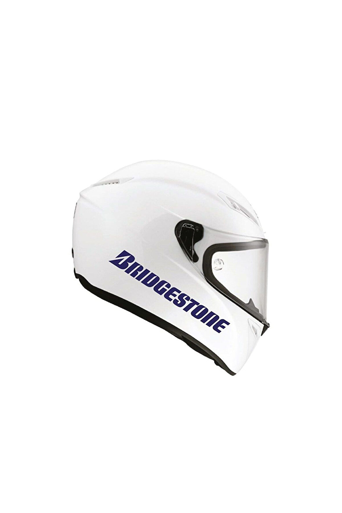 Tek Renk Bridgestone (bridgestone Helmet Stickers) Kask Sticker Etiket Modeli
