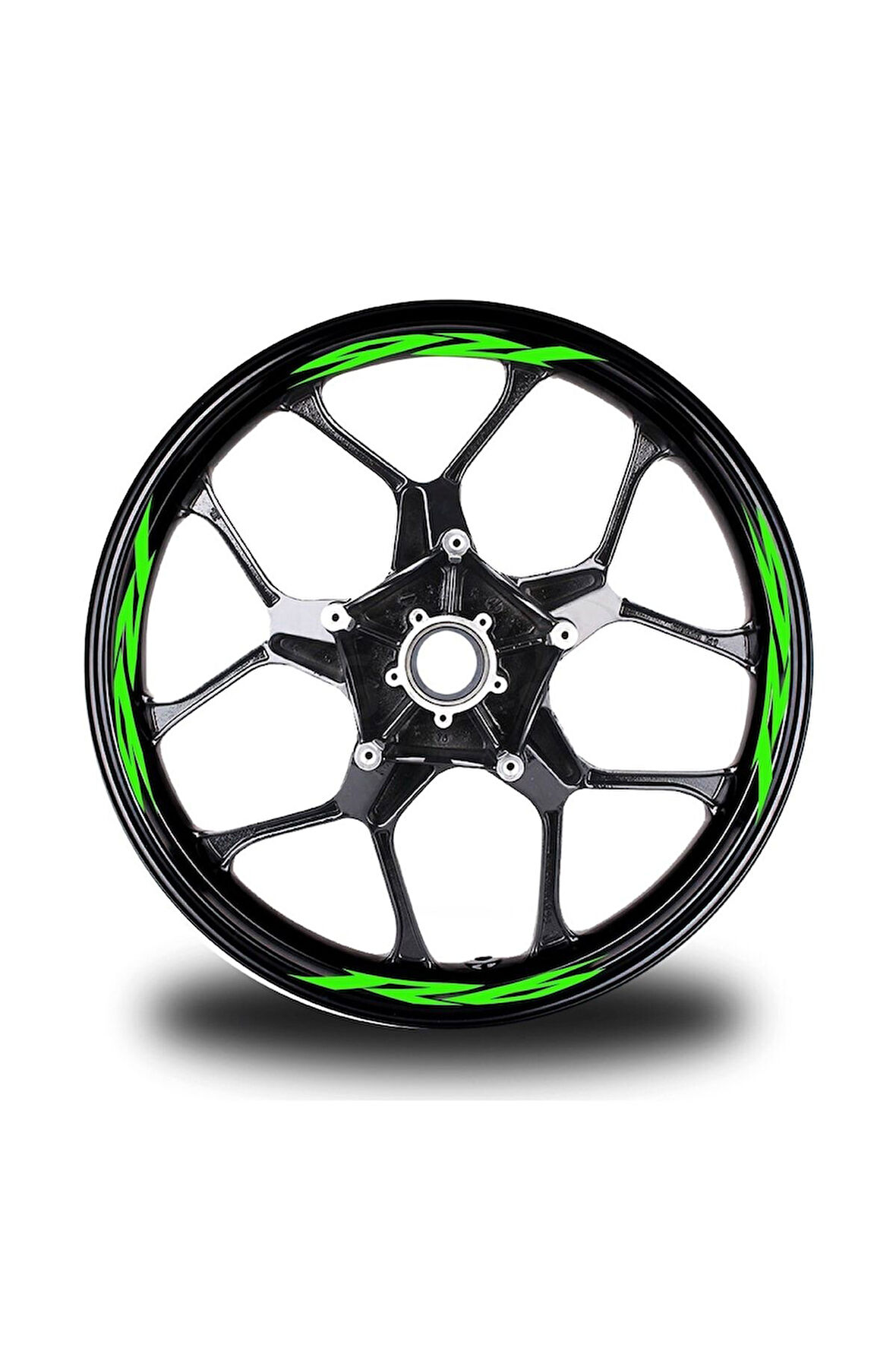 Turuncu Yamaha Takım Jant Sticker Etiket