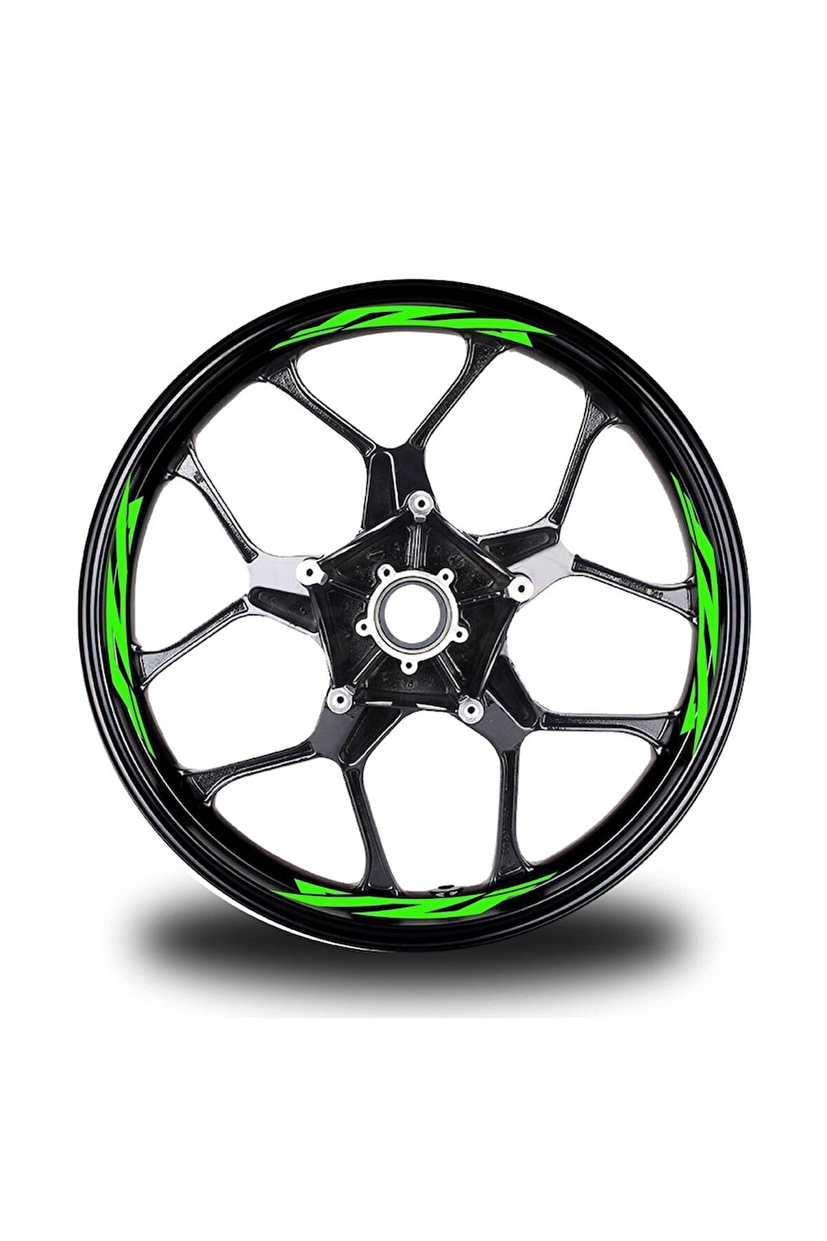 Neon Sarı Yamaha Takım Jant Sticker Etiket