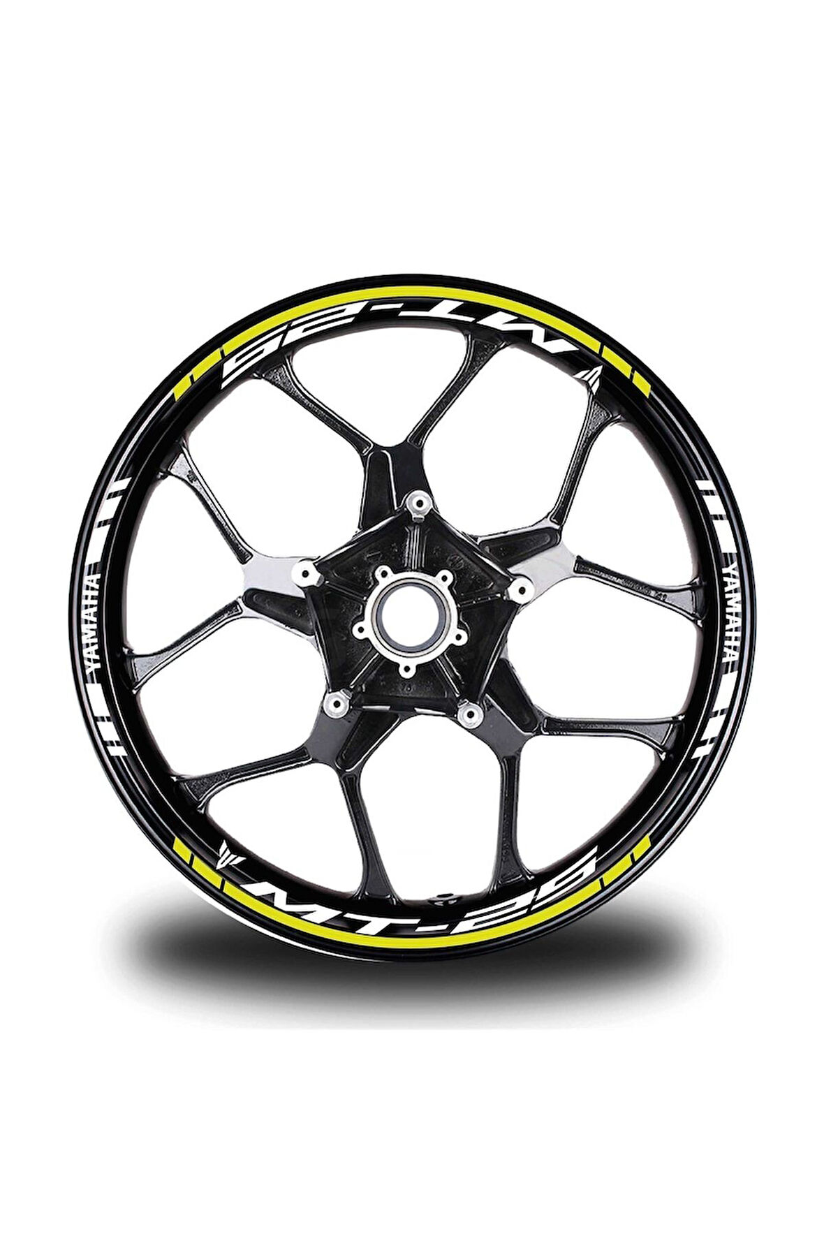 Beyaz Yamaha R1 Takım Jant Sticker Etiket