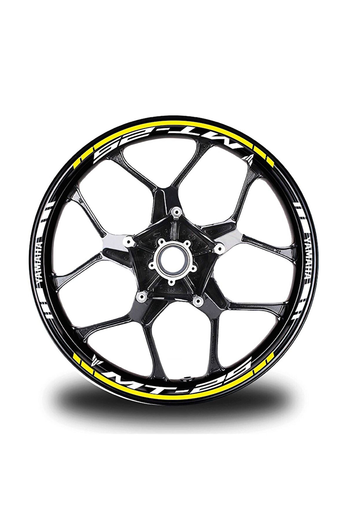 Sarı Yamaha R1 Takım Jant Sticker Etiket