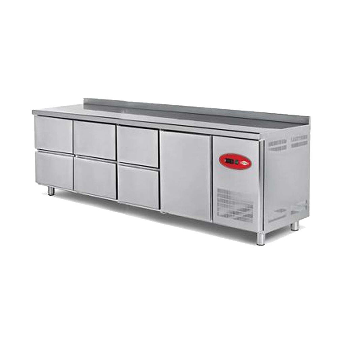 Empero EMP.255.70.01-6C Tezgah Tipi Buzdolabı 6 Çekmece+1 Kapı 700 L