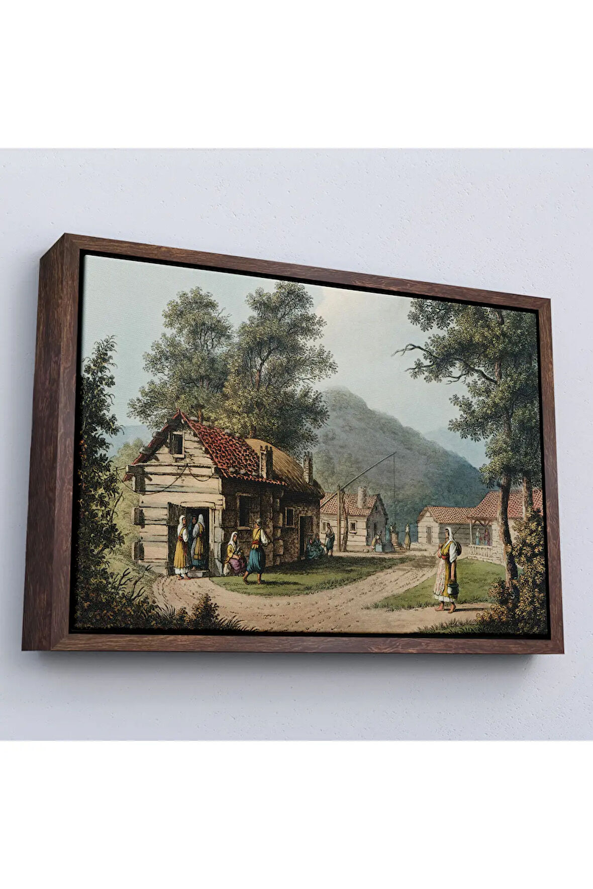 Ahşap Çerçeveli Luigi Mayer'İn Osmanlı Hakimiyeti İsimli Tablosu-7023