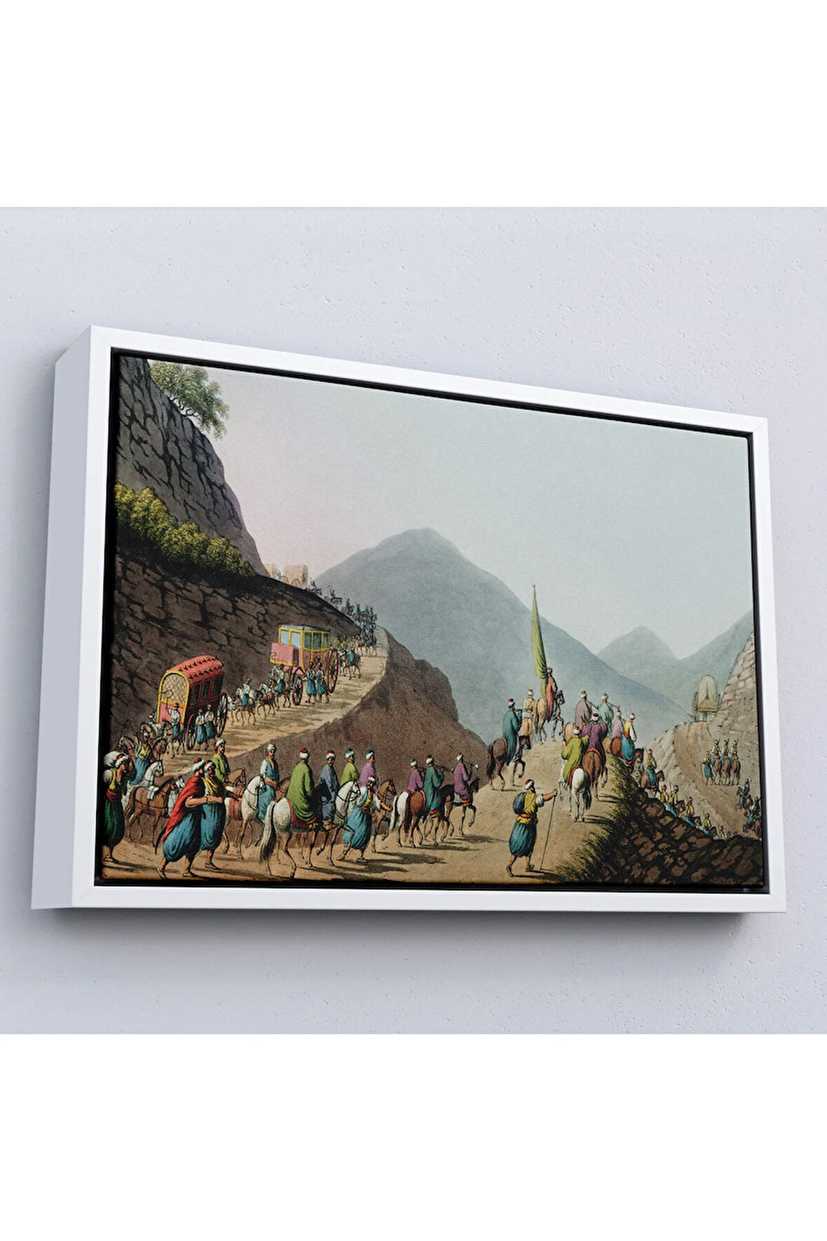 Ahşap Çerçeveli Balkan Savaşı Tablosu-7039