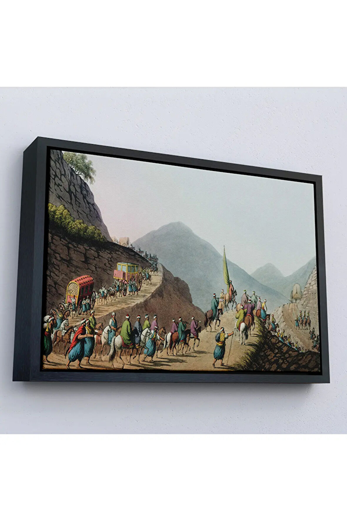 Ahşap Çerçeveli Balkan Savaşı Tablosu-7039