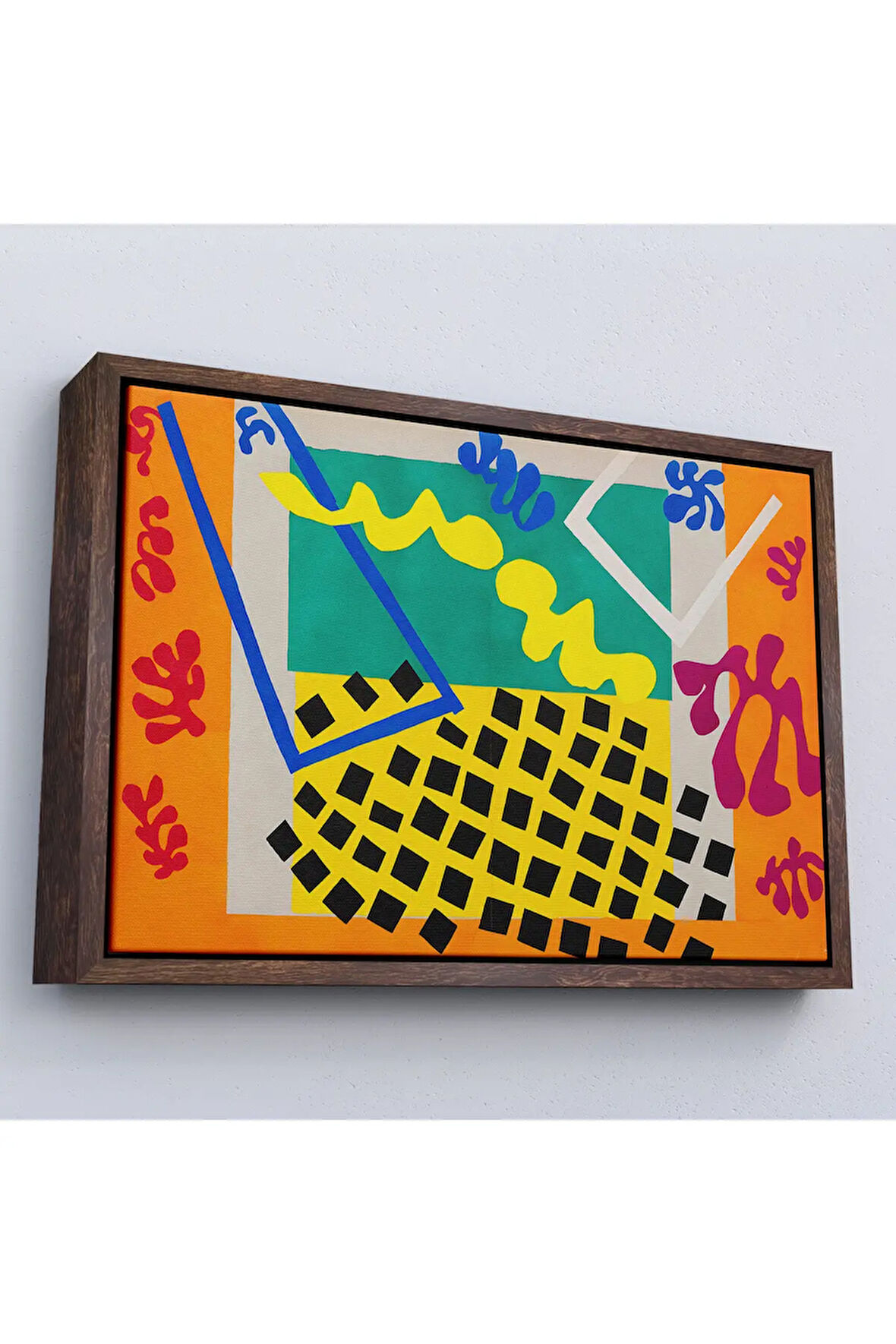 Ahşap Çerçeveli Henri Matisse - Las Codomas Tablo-7080