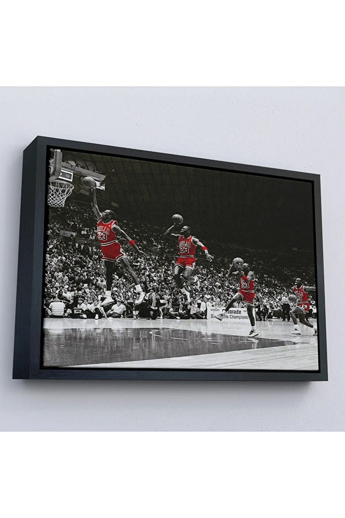 Ahşap Çerçeveli Michael Jordan Tablo-7200