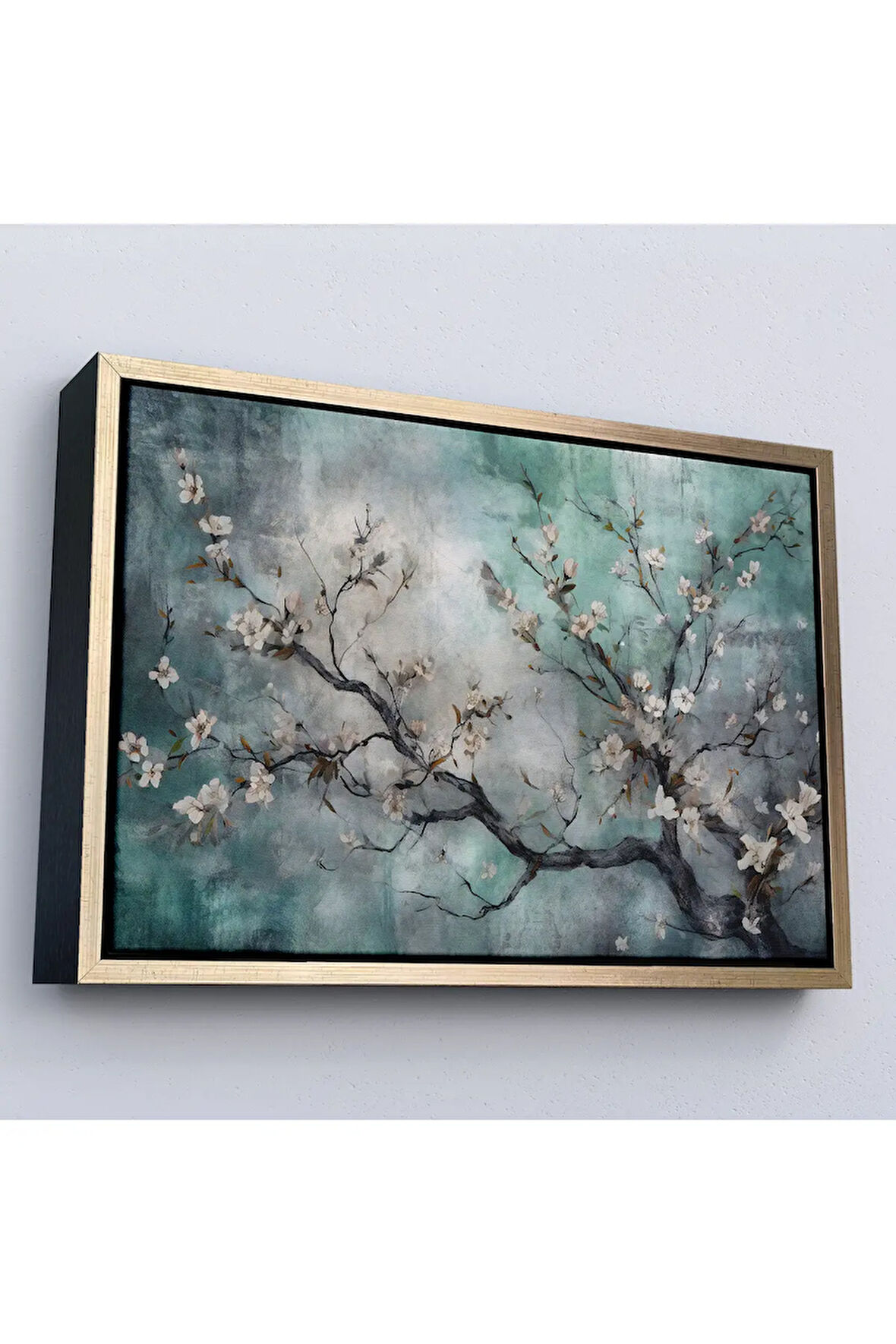 Ahşap Çerçeveli Kiraz Ağacı Tablosu-7232