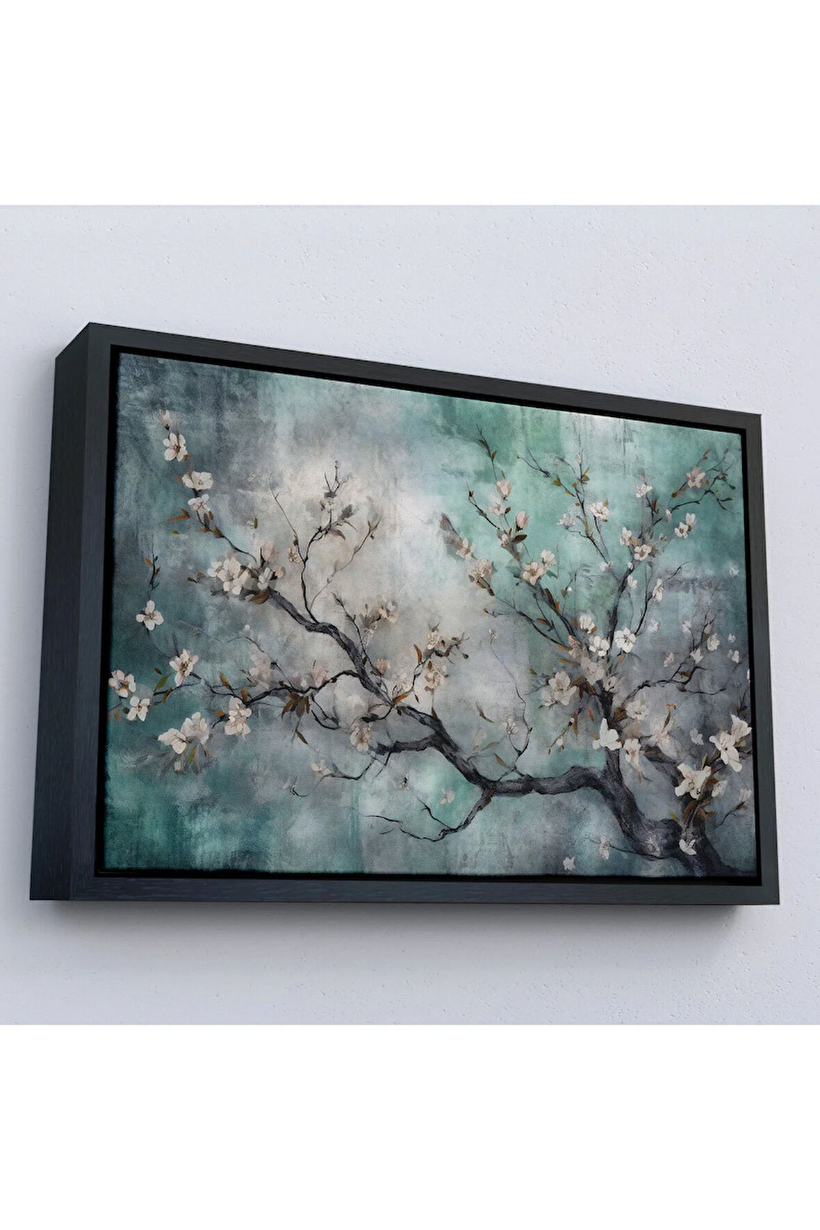 Ahşap Çerçeveli Kiraz Ağacı Tablosu-7232