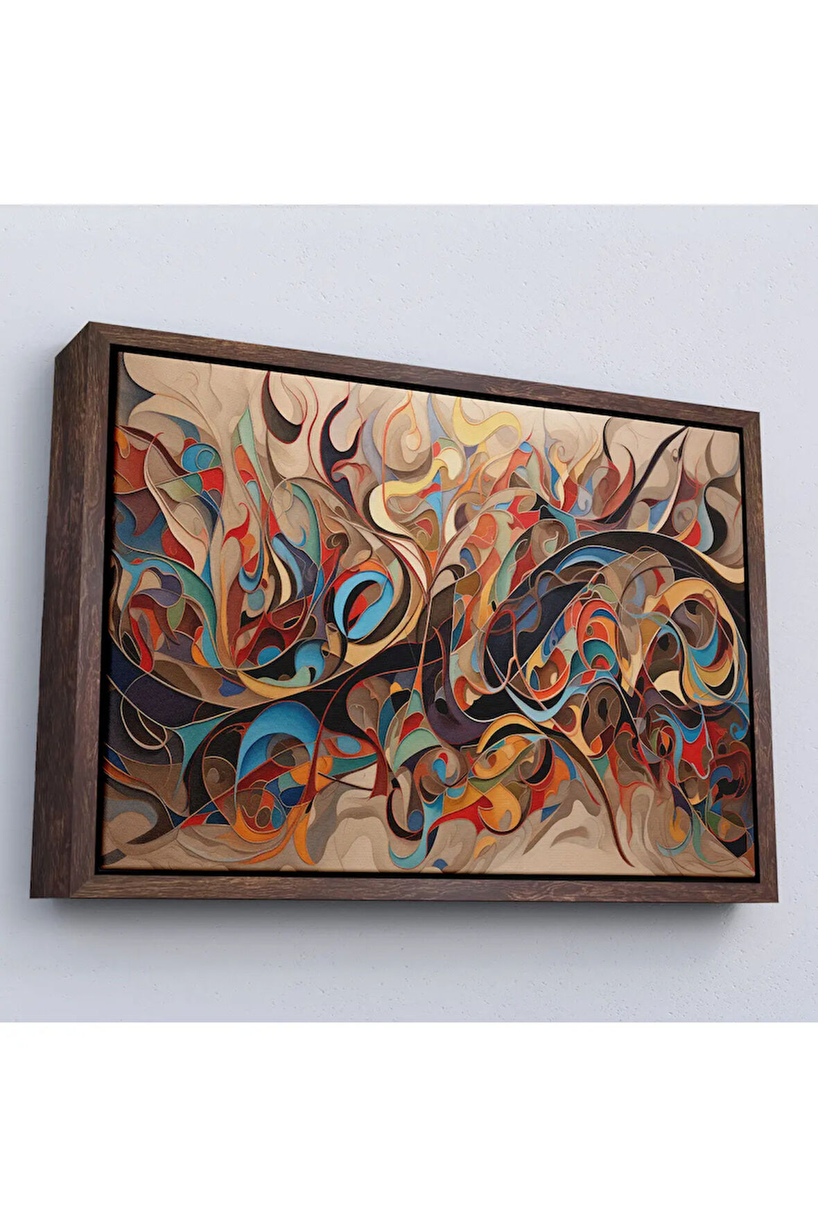 Ahşap Çerçeveli Dekoratif Arapça Hat Sanatı Tablosu-7237