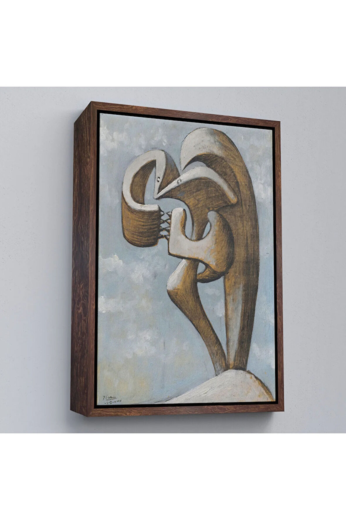 Ahşap Çerçeveli Pablo Picasso - Figür Tablosu-7300