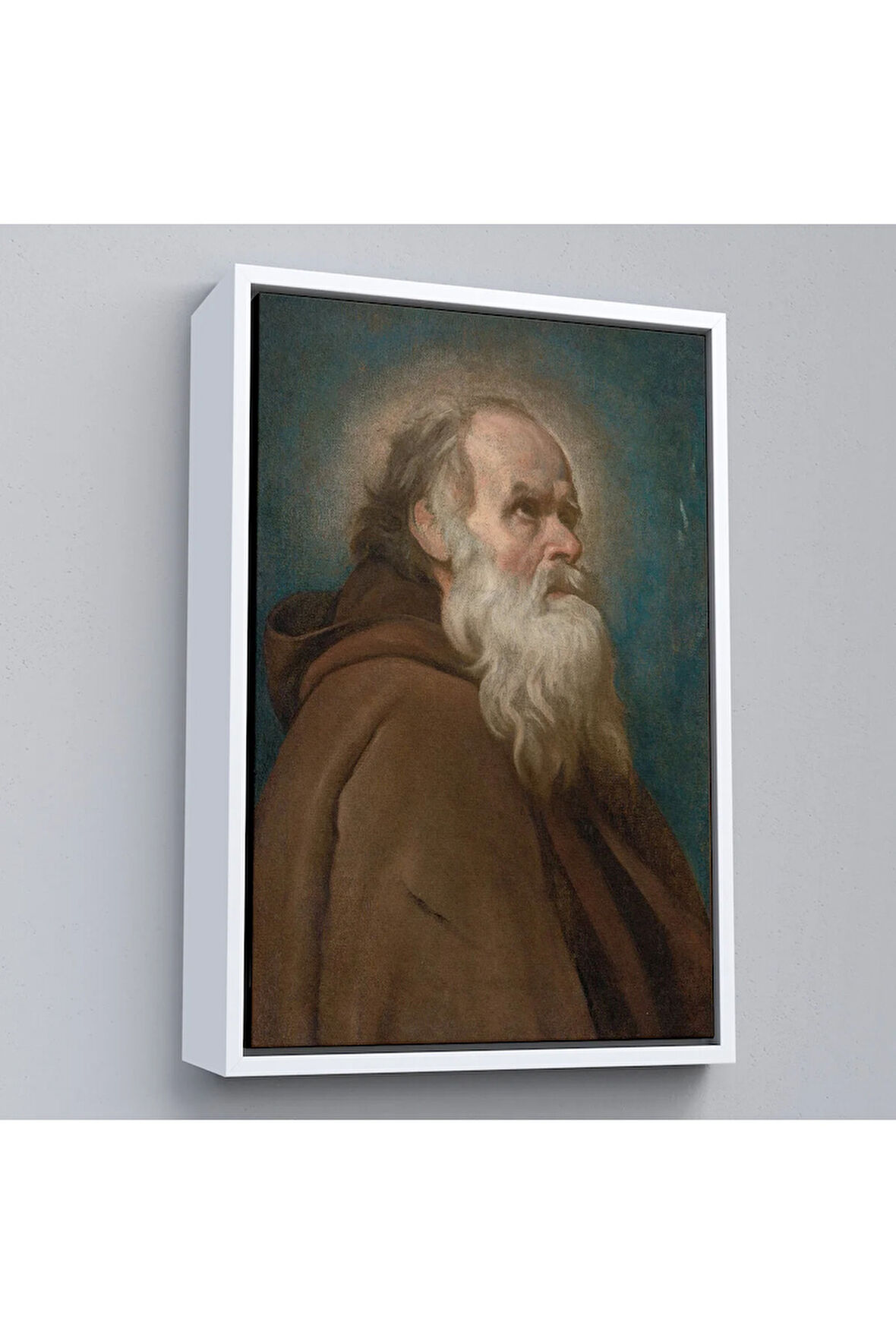 Ahşap Çerçeveli Diego Velázquez - San Antonio Abad Başhahip Tablosu-7385