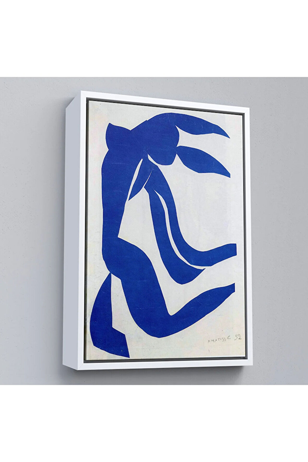 Ahşap Çerçeveli Henri Matisse - Akan Saçlar Tablosu - The Flowing Hair-7437