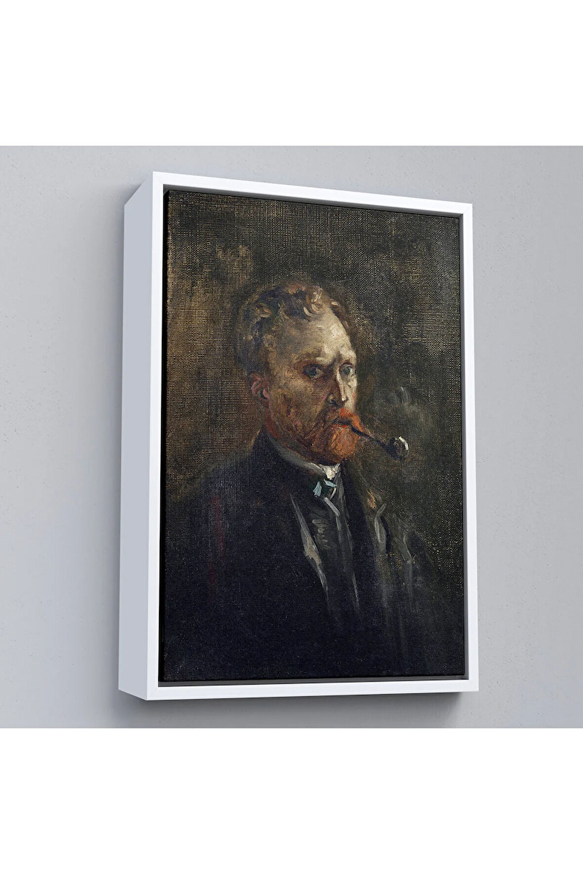 Ahşap Çerçeveli Vincent Van Gogh - Otoportre Tablo-7444