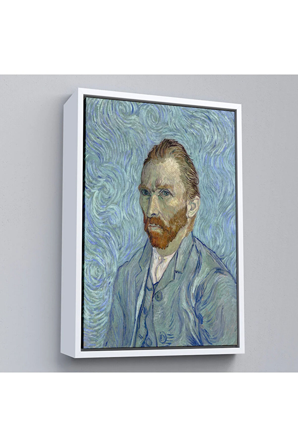 Ahşap Çerçeveli Vincent Van Gogh Otoportre Tablo-7446