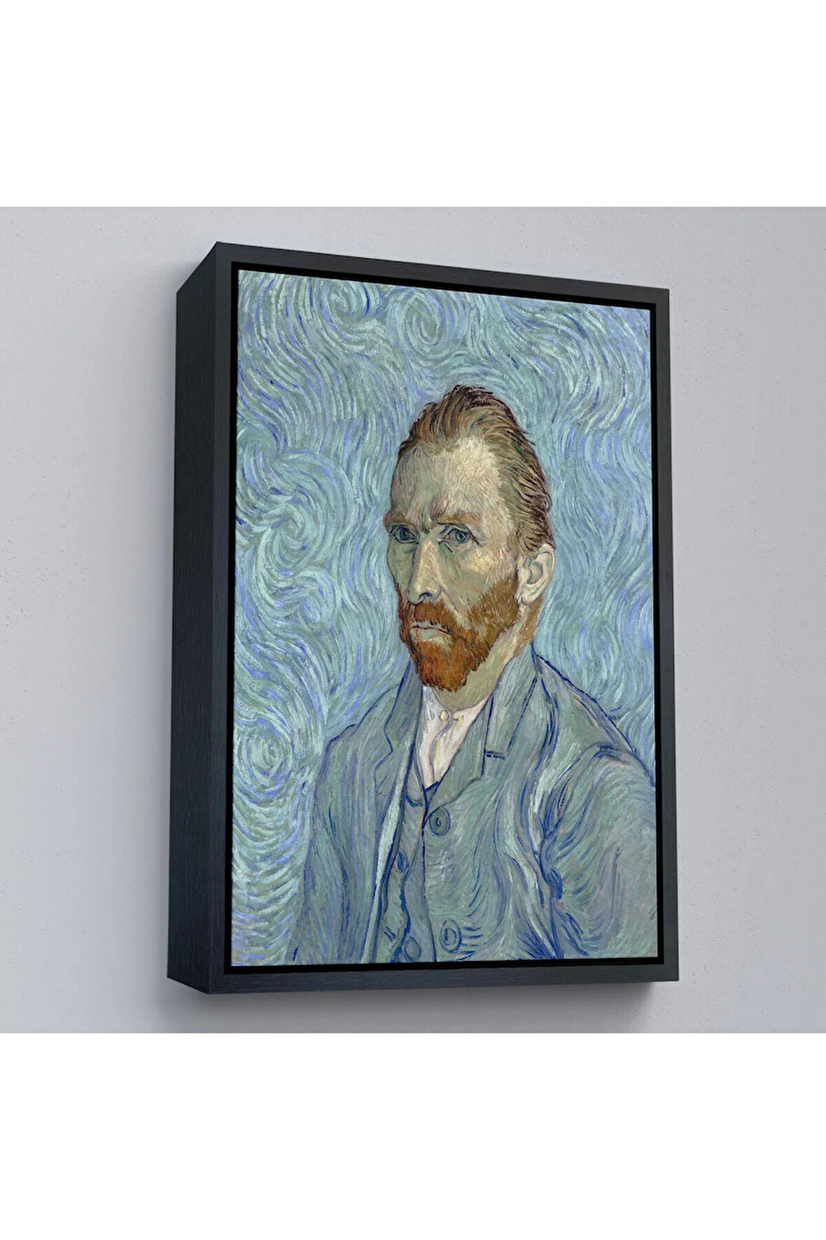 Ahşap Çerçeveli Vincent Van Gogh Otoportre Tablo-7446