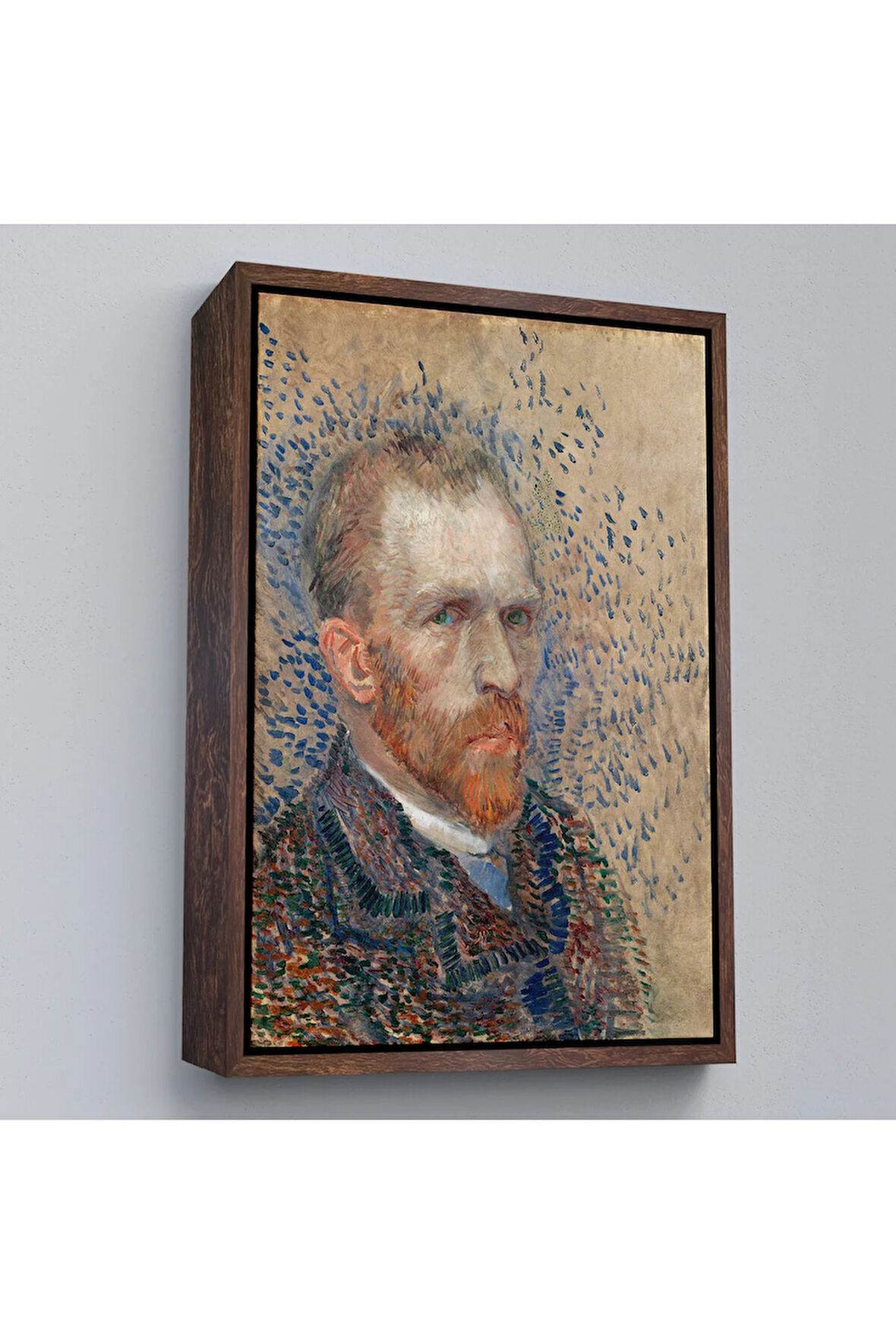 Ahşap Çerçeveli Vincent Van Gogh - Portre Tablo-7463